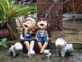 Figurines in the Garden